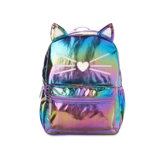 wonder nation Other - Shiny Kitty Holographic Iridescent Backpack *New*
